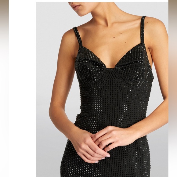 Area CRYSTAL EMBELLISHED GOWN NWT - Picture 4 of 9